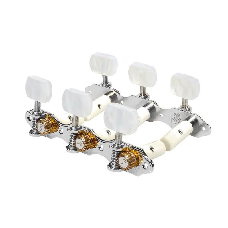 Schaller GrandTune Classic Hauser Machine Heads Pearloid White Pegs