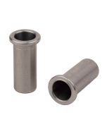 Halon thimbles, for metric posts, stainless steel, chrome gloss