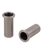 Halon thimbles, for metric posts, stainless steel, chrome satin