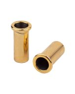 Halon thimbles, for metric posts, stainless steel, gold plated gloss