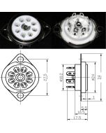 Socket Rimlock B8A 