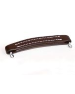 Handle Dog Bone Leather Look Brown