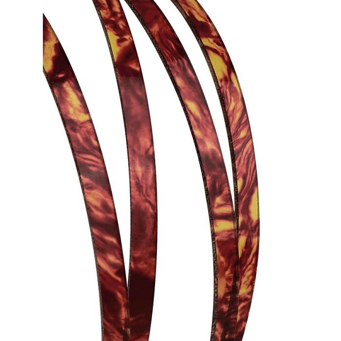 Incudo celluloid guitar binding light tortoise shell - 1600x6x1.5mm (63x0.24x0.06")