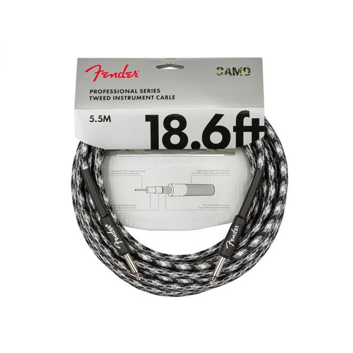 Fender Professional Series instrument cable 2x jack (metal) 18.6'