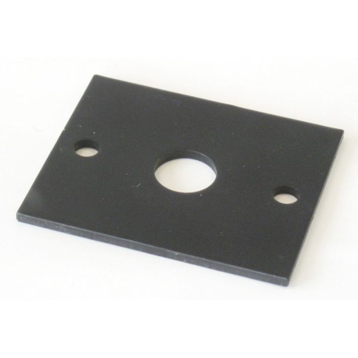 Aluminum plate black anodized