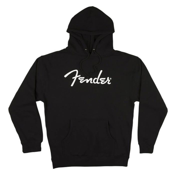 Fender Clothing Headwear logo hoodie, black, XL