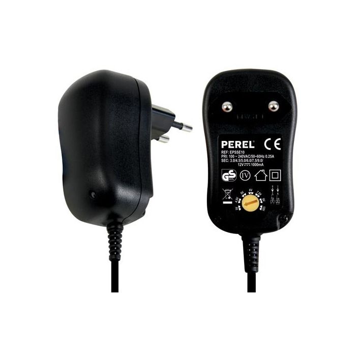 Perel Universal adapter 1000 mA