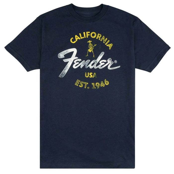 Fender Clothing T-Shirts Baja Blue t-shirt, blue, S