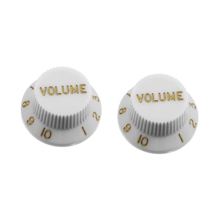 PK-0154-025 White Volume Knobs