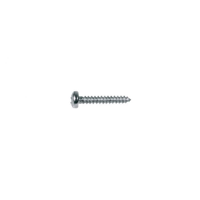 Screw, nickel, 2,2x9,5mm, 12pcs, dome head, tapping, for tuners