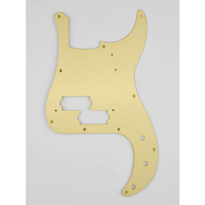 Fender Genuine Replacement Part pickguard '57 Precision Bass 10 screw holes 1-ply gold anodized 