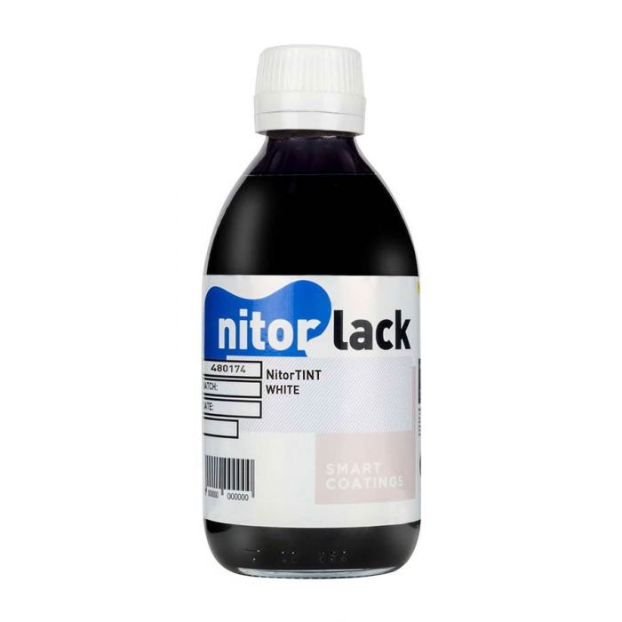 NitorLACK NitorTINT dye white - 250ml bottle