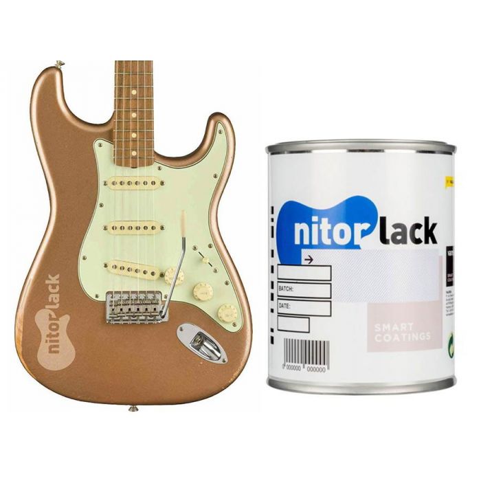 NitorLACK nitrocellulose paint firemist gold - 500ml can