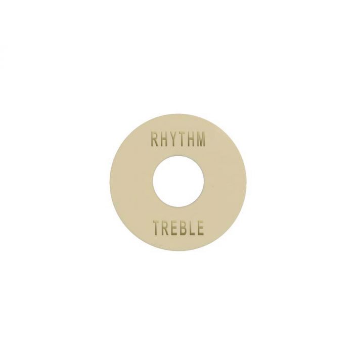 Boston toggle switch plate, ivory with gold imprint