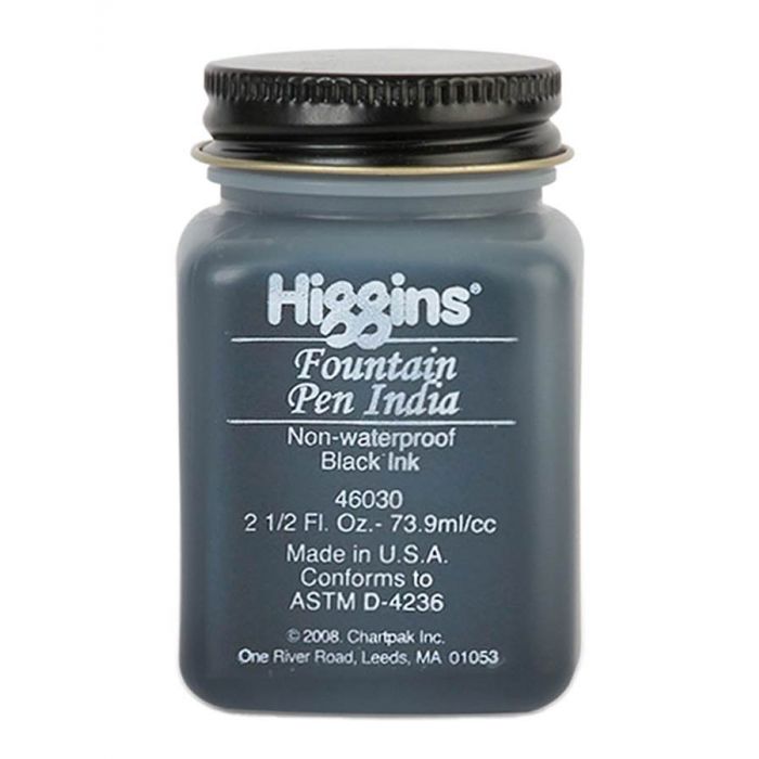 StewMac black fingerboard stain, Higgins India ink, 60 ml