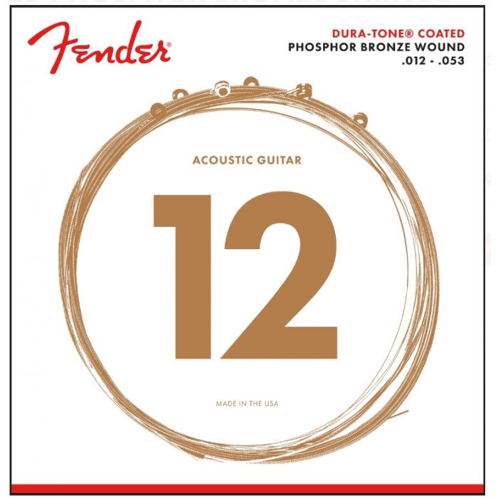 Fender® 860L Ac. Guitar Strings 012/053