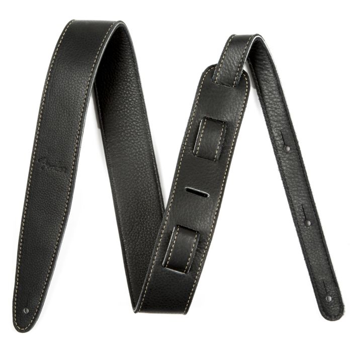 Fender® Artisan Leather Strap 2" black 