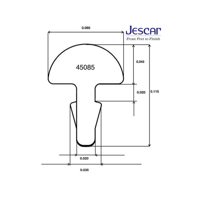 Jescar 45085 Fret Wire 2