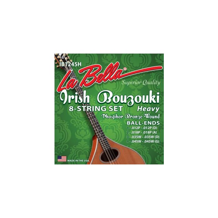 La Bella IB1245H Irish Bouzouki Hvy