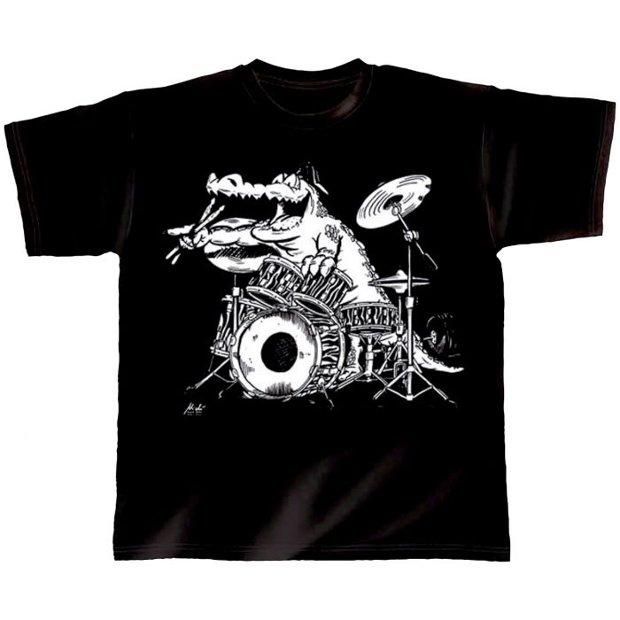 T-Shirt black Kroko Power XL 