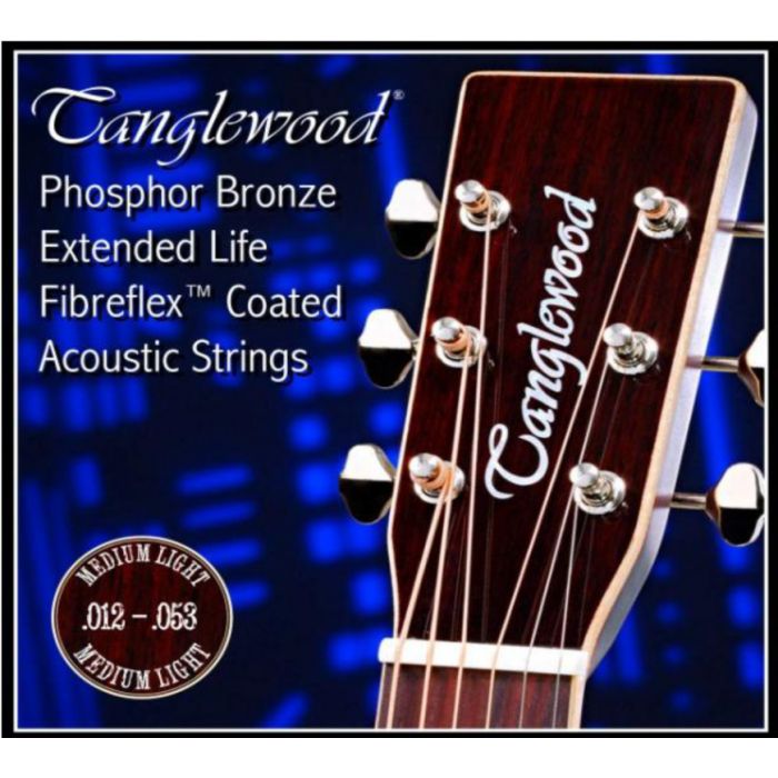 Tanglewood TWGS12 Ph.Br. Coated 012/053 