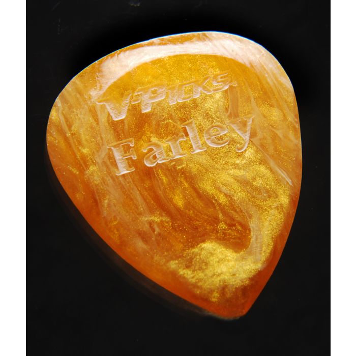 V-Pick Farley Pick amber swirl 