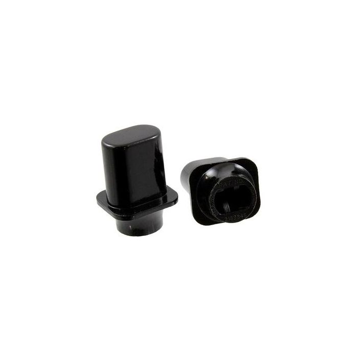 Switch cap Tele hihat model, black, fits 4.8mm blade