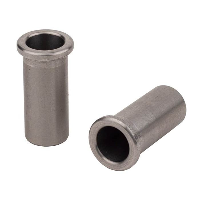 Halon thimbles, for imperial posts, stainless steel, chrome satin