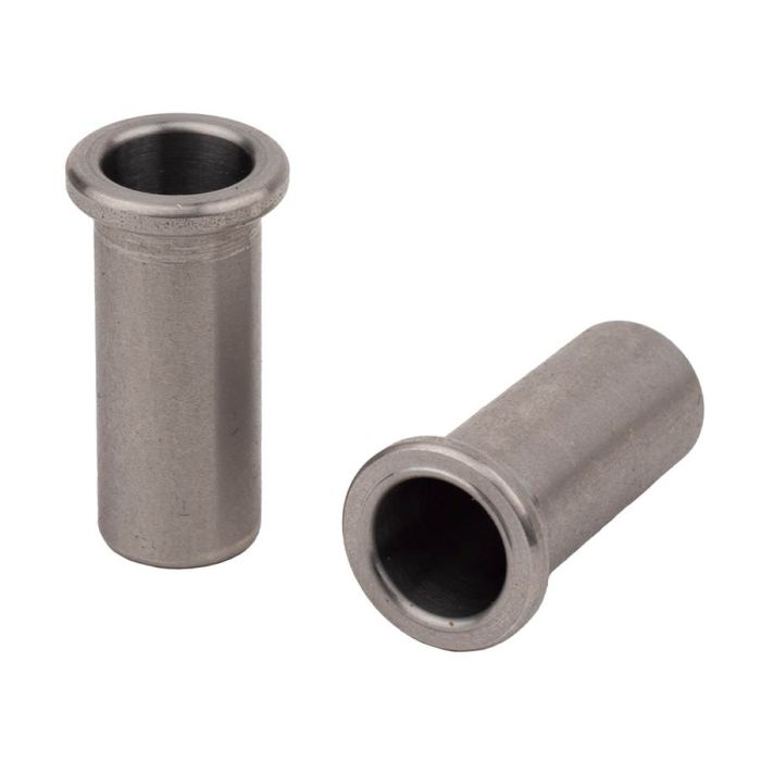 Halon thimbles, for metric posts, stainless steel, chrome gloss