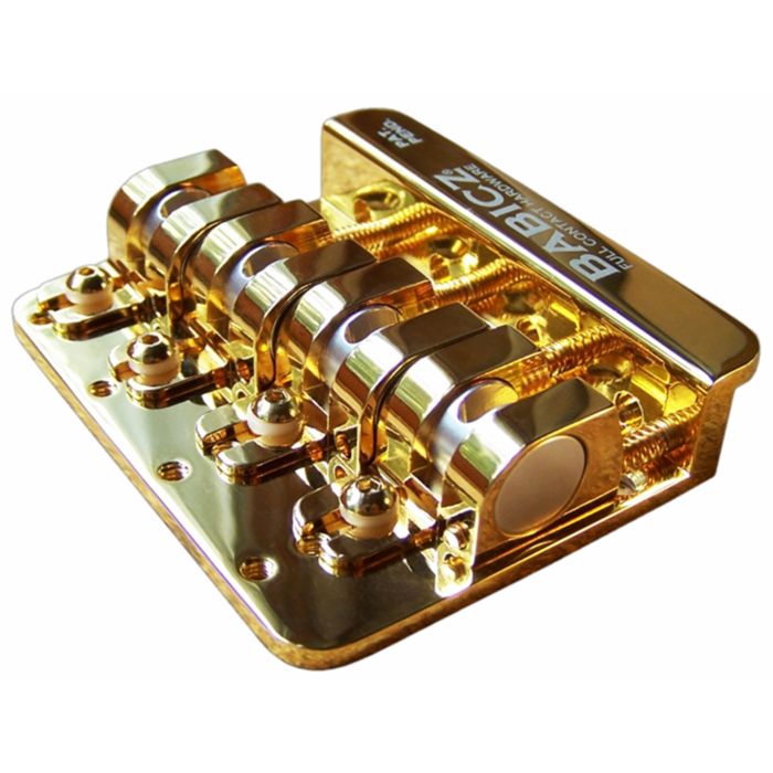 Babicz FCH-4 Bass Bridge - 5 Hole Mount - Gold