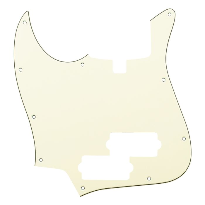 Sadowsky Parts - 21 Fret PJ Bass Pickguard - 5 String - Parchment Lefthand