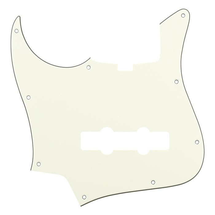 Sadowsky Parts - 22 Fret Jazz Bass Pickguard - 5 String - Parchment Lefthand