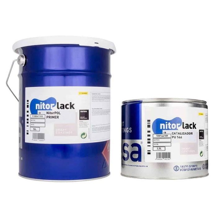 NitorLACK NitorPOL poyurethane primer, clear - 5L can + 2,5L hardener