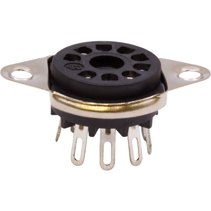 Belton Socket 9 Pin, Chassis, Zwart