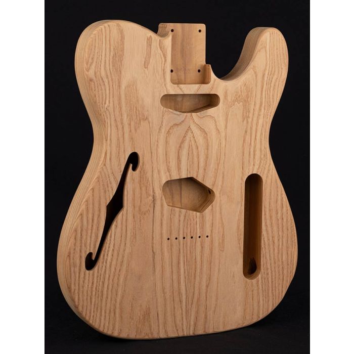 Body Tele thinline model (made in Germany), 2 piece roasted pine, roasted ash figured top