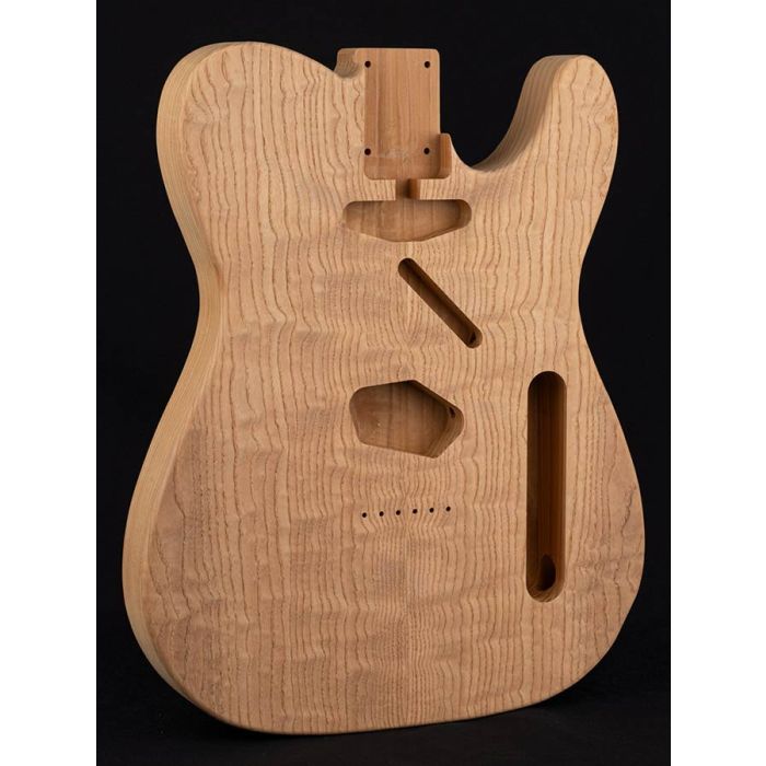 Body Tele model (made in Germany), 2 piece roasted pine, roasted ash figured top