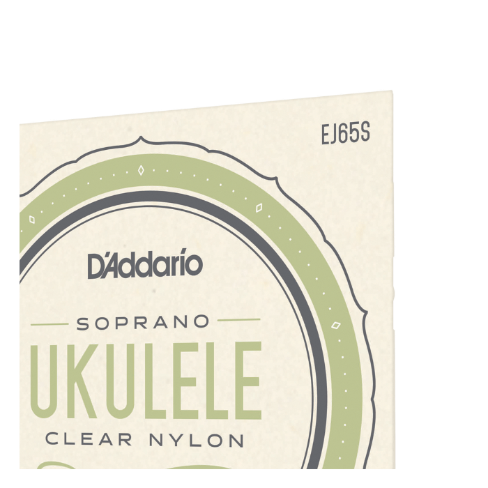 D'Addario snarenset soprano ukulele, nylon, 024-032-034-022