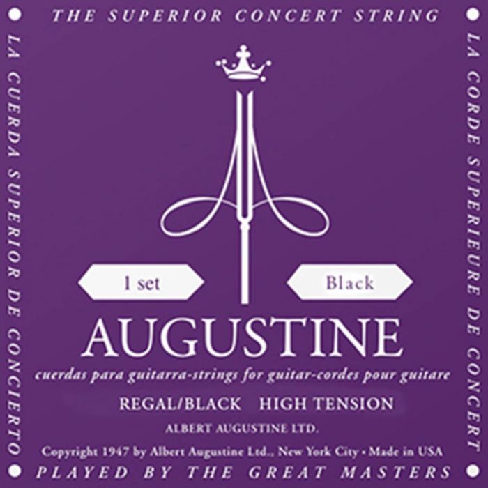 Augustine Regal Black string set classic