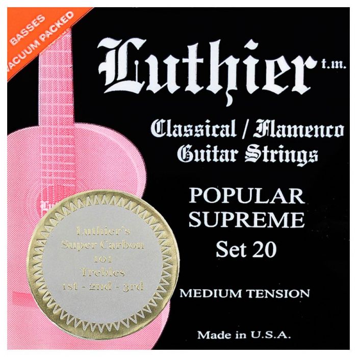 Luthier Super Carbon 101 string set classic