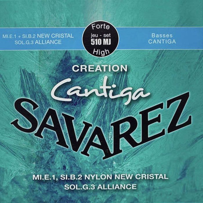 Savarez Creation Cantiga string set classic, New Cristal trebles, G-3 Alliance, Cantiga basses, high tension