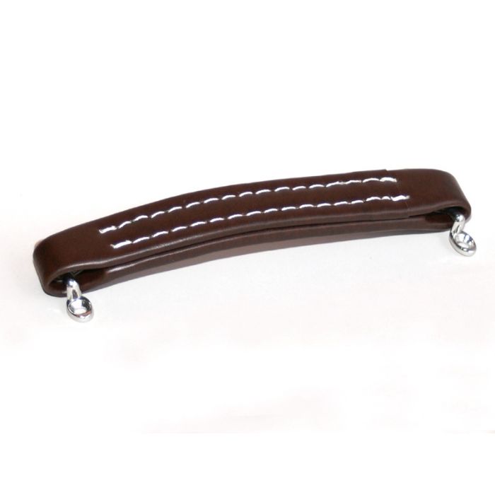 Handle Dog Bone Leather Look Brown