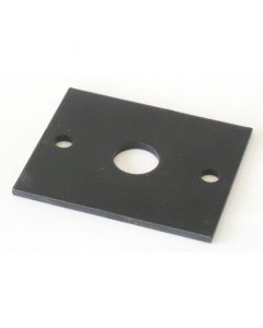 Aluminum plate black anodized
