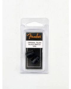 Fender Genuine Replacement Part switch tips Tele barrel model black 2 pcs 