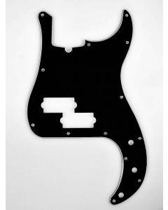 Fender Genuine Replacement Part pickguard Standard Precision Bass 13 screw holes 3-ply with truss rod notch black 