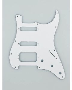 Fender Genuine Replacement Part pickguard Standard Strat HSS 11 screw holes 3-ply white 