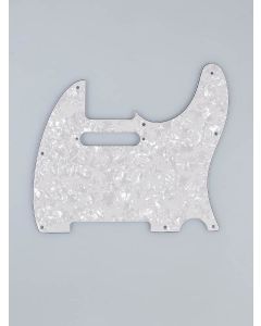 Fender Genuine Replacement Part pickguard Standard Tele 8 screw holes 4-ply white pearl 