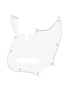 Boston pickguard, Sire Marcus Miller V-series 5-string, 3 ply, white