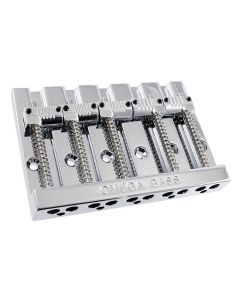 Allparts 5-string grooved Omega bass bridge