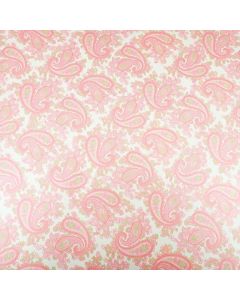 Luthitec silver backed pink paisley paper guitar body decal
