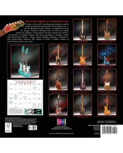 Fender Custom Shop Series 2023 Guitar Calendar